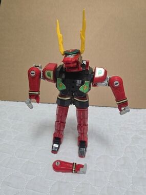 Vintage 1994 Power Rangers Red Dragon Thunderzord Warrior Mode Bandai Figure 222
